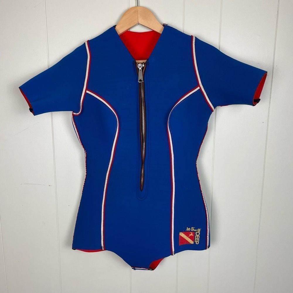 Blue Women's Swim One Piece